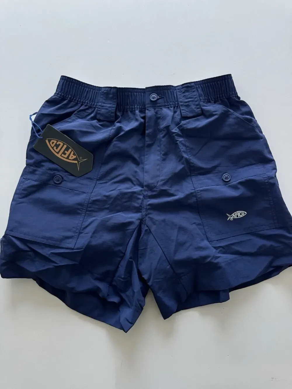 AFTCO Men's Original Fishing Short Navy M01 Size 32